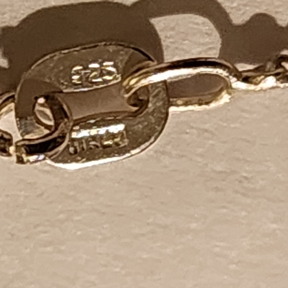 Silver necklace Oval Amethyst Triple Drop Pendant Necklace in Sterling Silver, c - Picture 13 of 13